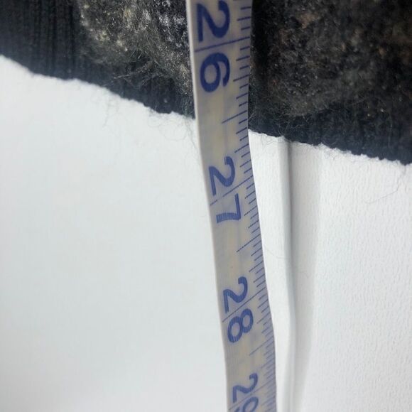 Curio New York Knit Detail Cardigan Black Tan Gold - Picture 12 of 13